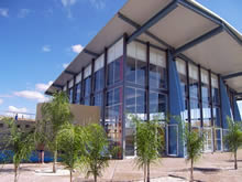 piscina cerrada de las termas de guaviyu